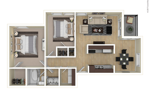 Martinique: Beds - 2: Baths - 1: SqFt Range - 1000 to 1000