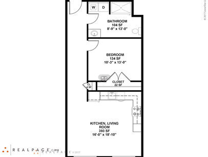 Bristol H-B: Beds - 1: Baths - 1: SqFt Range - 725 to 725