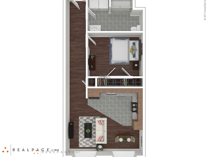 Bristol H-B: Beds - 1: Baths - 1: SqFt Range - 725 to 725