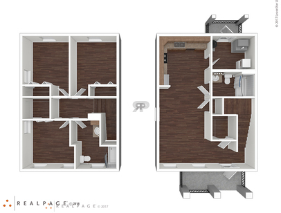 The Grove At Keith Creek - A2 - 3 bed - 2 bath - 1180 sf