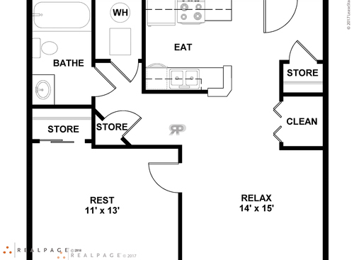 One Bedroom One Bath: Beds - 1: Baths - 1: SqFt Range - 637 to 752
