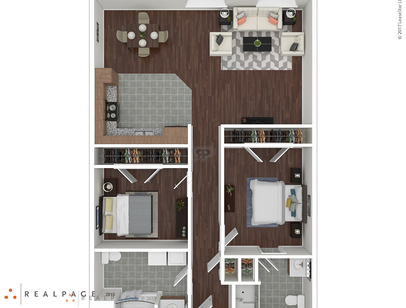 Plymouth H-C: Beds - 2: Baths - 2: SqFt Range - 1185 to 1185
