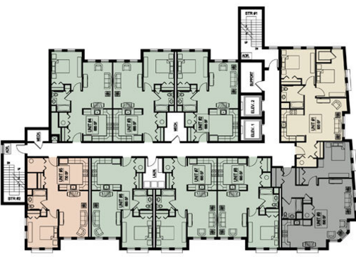 2 Bedroom 1 Bath: Beds - 2: Baths - 1: SqFt Range - 920 to 920