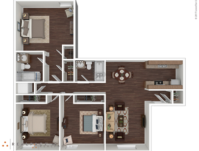 El Pueblo: Beds - 3: Baths - 2: SqFt Range - 1120 to 1120