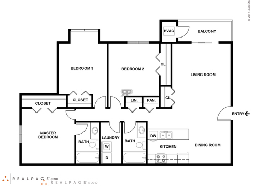 Normandy: Beds - 3: Baths - 2: SqFt Range - 1208 to 1279