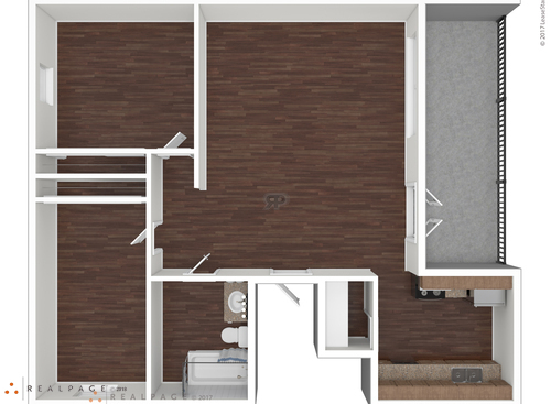 The Cumberland: Beds - 2: Baths - 1: SqFt Range - 915 to 915