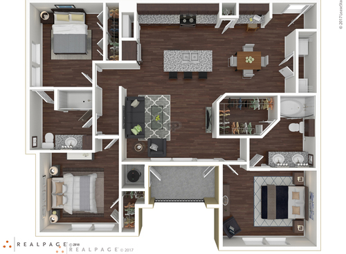 Cypress: Beds - 3: Baths - 2: SqFt Range - 1280 to 1280