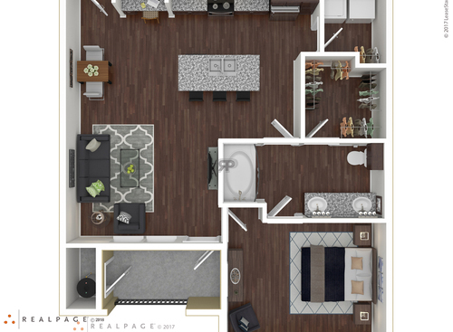 Hickory: Beds - 1: Baths - 1: SqFt Range - 776 to 776