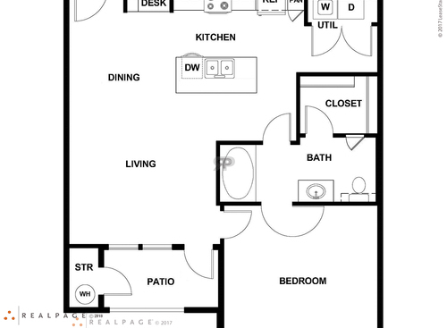 Hickory - HC Accessible: Beds - 1: Baths - 1: SqFt Range - 776 to 776
