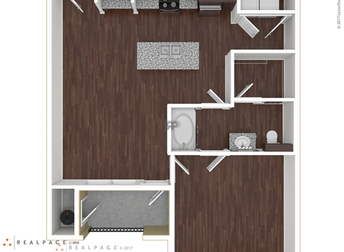 Hickory - HC Accessible: Beds - 1: Baths - 1: SqFt Range - 776 to 776