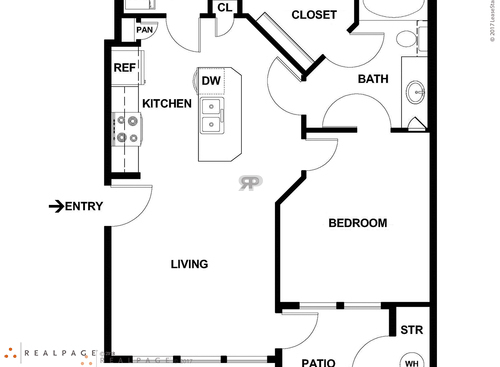 Magnolia: Beds - 1: Baths - 1: SqFt Range - 625 to 625