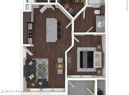 Magnolia: Beds - 1: Baths - 1: SqFt Range - 625 to 625
