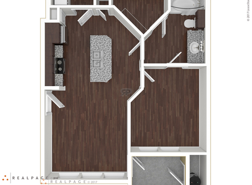 Magnolia: Beds - 1: Baths - 1: SqFt Range - 625 to 625