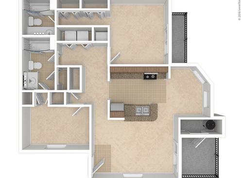 Martello - Premium: Beds - 2: Baths - 2: SqFt Range - 1014 to 1014