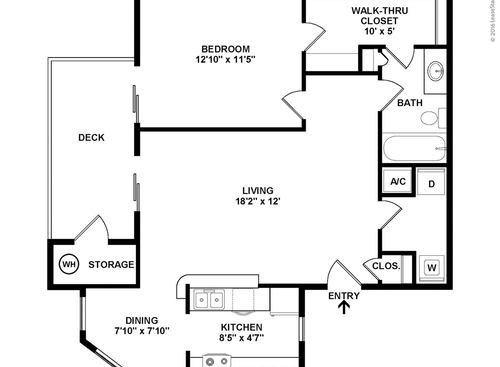 Caroline - Premium: Beds - 1: Baths - 1: SqFt Range - 783 to 783