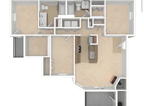 Hemingway - Premium: Beds - 3: Baths - 2: SqFt Range - 1101 to 1101