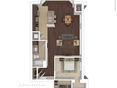 Roosevelt School Apartments - A3 - 1 bed - 1 bath - 870 sf