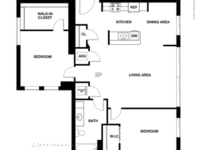 Roosevelt School Apartments - B2 - 2 bed - 1 bath - 932 sf