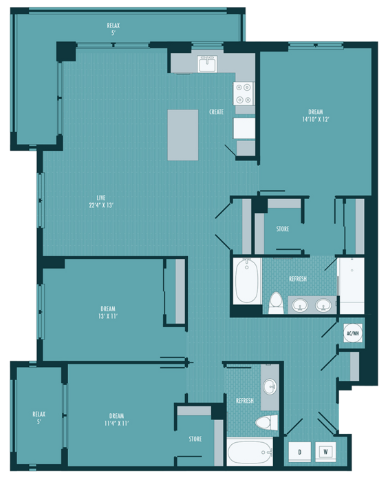 Fort Lauderale Apartments Elan 16forty Apartments