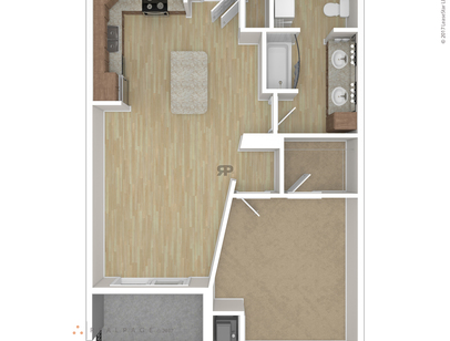 1/1-  50%: Beds - 1: Baths - 1: SqFt Range - 675 to 675