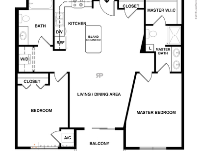 2/2 - 60%: Beds - 2: Baths - 2: SqFt Range - 1050 to 1050