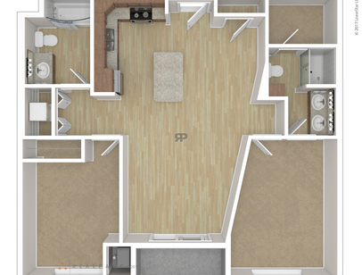 2/2 - 60%: Beds - 2: Baths - 2: SqFt Range - 1050 to 1050