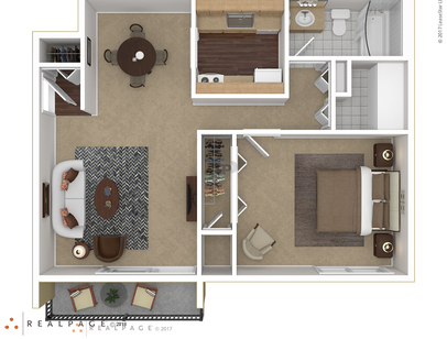 1 Bed / 1 Bath: Beds - 1: Baths - 1: SqFt Range - 700 to 700