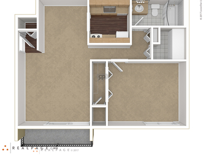 1 Bed / 1 Bath: Beds - 1: Baths - 1: SqFt Range - 700 to 700