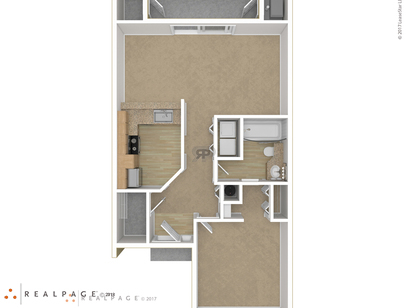 1 Bed / 1 Bath Apt.: Beds - 1: Baths - 1: SqFt Range - 720 to 720