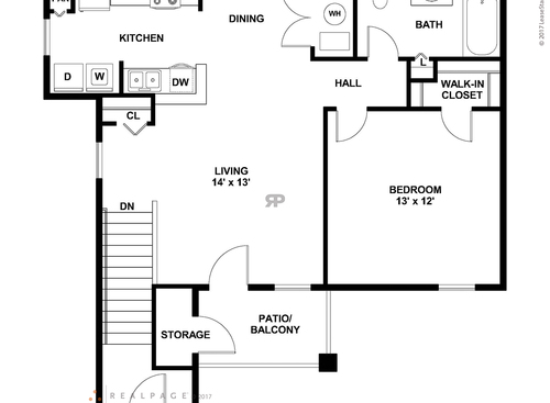 1 Bedroom Voucher: Beds - 1: Baths - 1: SqFt Range - 734 to 734