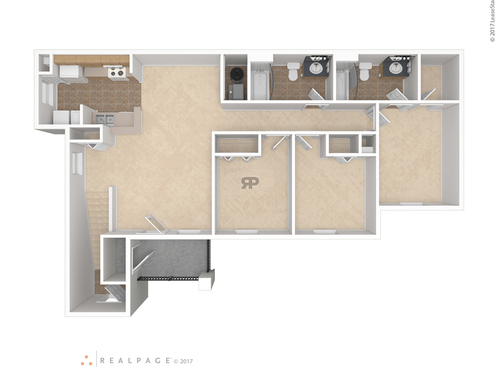 3 Bedroom Tax Credit: Beds - 3: Baths - 1: SqFt Range - 1227 to 1227