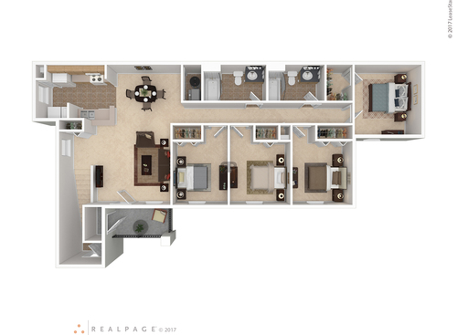 4 Bedroom Voucher: Beds - 4: Baths - 2: SqFt Range - 1366 to 1366