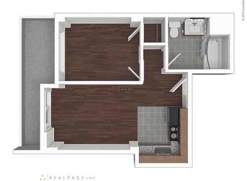 A: Beds - 1: Baths - 1: SqFt Range - 1 to 1