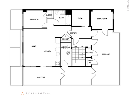 Penthouse: Beds - 1: Baths - 1: SqFt Range - 1 to 1