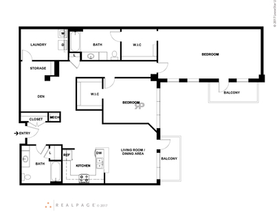 2B/2B: Beds - 2: Baths - 2: SqFt Range - 1538 to 1569