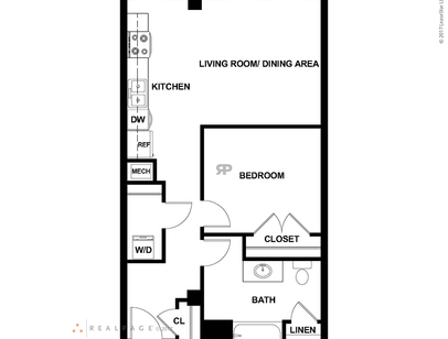 1B/1B: Beds - 1: Baths - 1: SqFt Range - 643 to 871