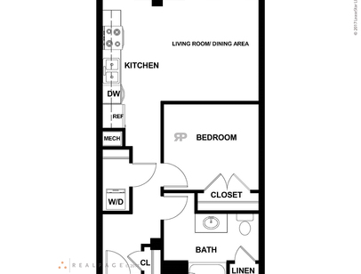1 Bedroom/ 1 Bathroom: Beds - 1: Baths - 1: SqFt Range - 446 to 591