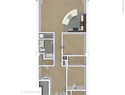 2 Bedroom/ 1 Bathroom: Beds - 2: Baths - 1: SqFt Range - 1338 to 1338
