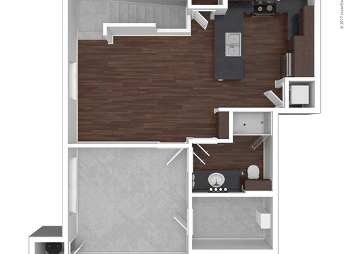 A1: Beds - 1: Baths - 1: SqFt Range - 699 to 699