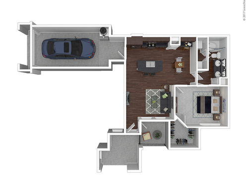 A5: Beds - 1: Baths - 1: SqFt Range - 761 to 761