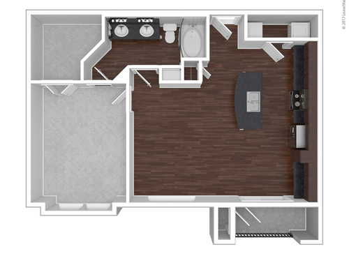 A6: Beds - 1: Baths - 1: SqFt Range - 783 to 783