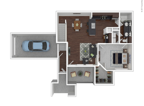 A11: Beds - 1: Baths - 1: SqFt Range - 860 to 860