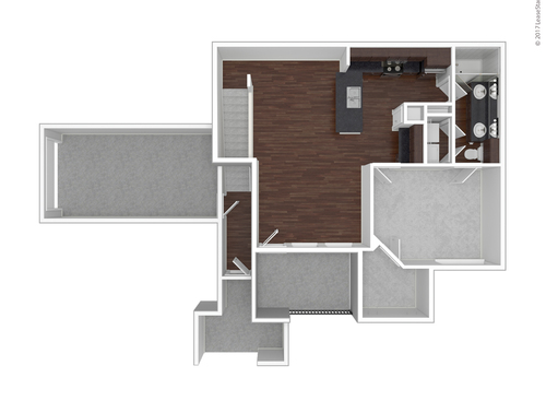 A11: Beds - 1: Baths - 1: SqFt Range - 860 to 860