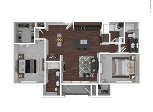 B1: Beds - 2: Baths - 2: SqFt Range - 1085 to 1085