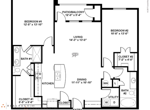 B5: Beds - 2: Baths - 2: SqFt Range - 1159 to 1159