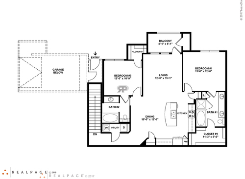 B6: Beds - 2: Baths - 2: SqFt Range - 1220 to 1220