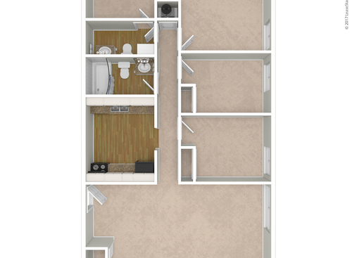 The Cambridge: Beds - 3: Baths - 1.5: SqFt Range - 1000 to 1000