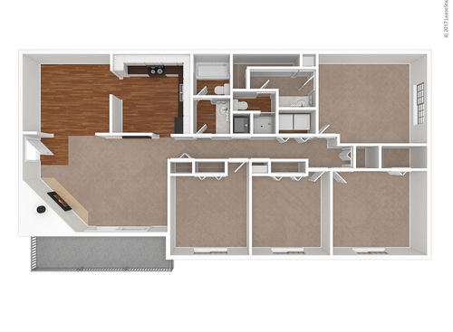 The Delphine: Beds - 4: Baths - 2: SqFt Range - 1500 to 1500