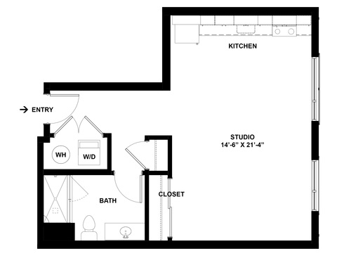 Aiden: Beds - Studio: Baths - 1: SqFt Range - 599 to 608