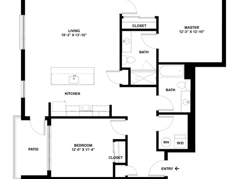Fallon: Beds - 2: Baths - 2: SqFt Range - 1204 to 1204